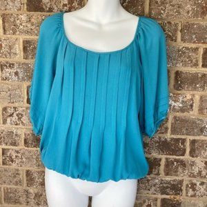 Sophie Max top pleated front Size Medium